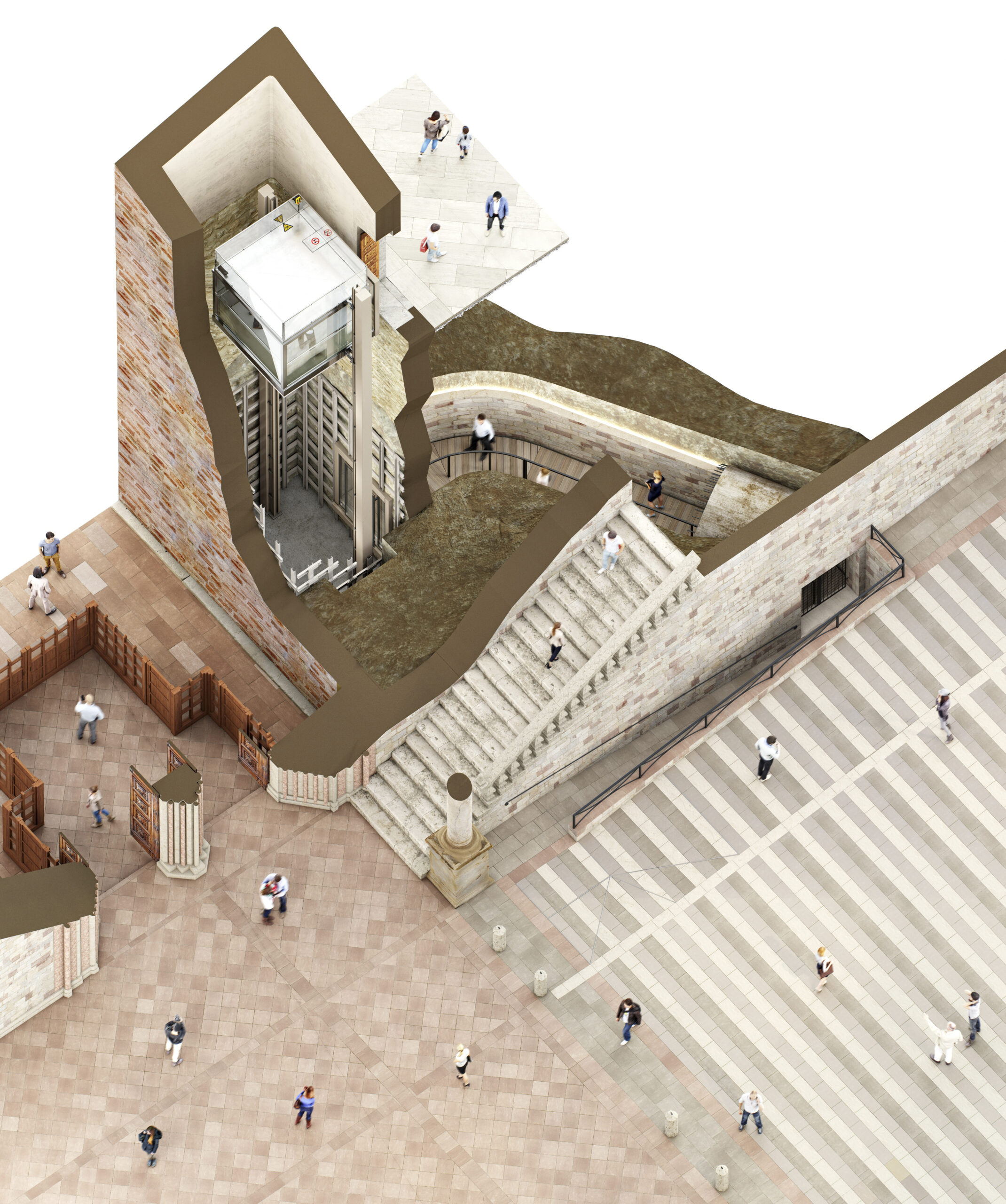 Un ascensore per la Basilica di Assisi